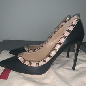 Valentino Gavarani Rockstuds Leather pumps 100mm